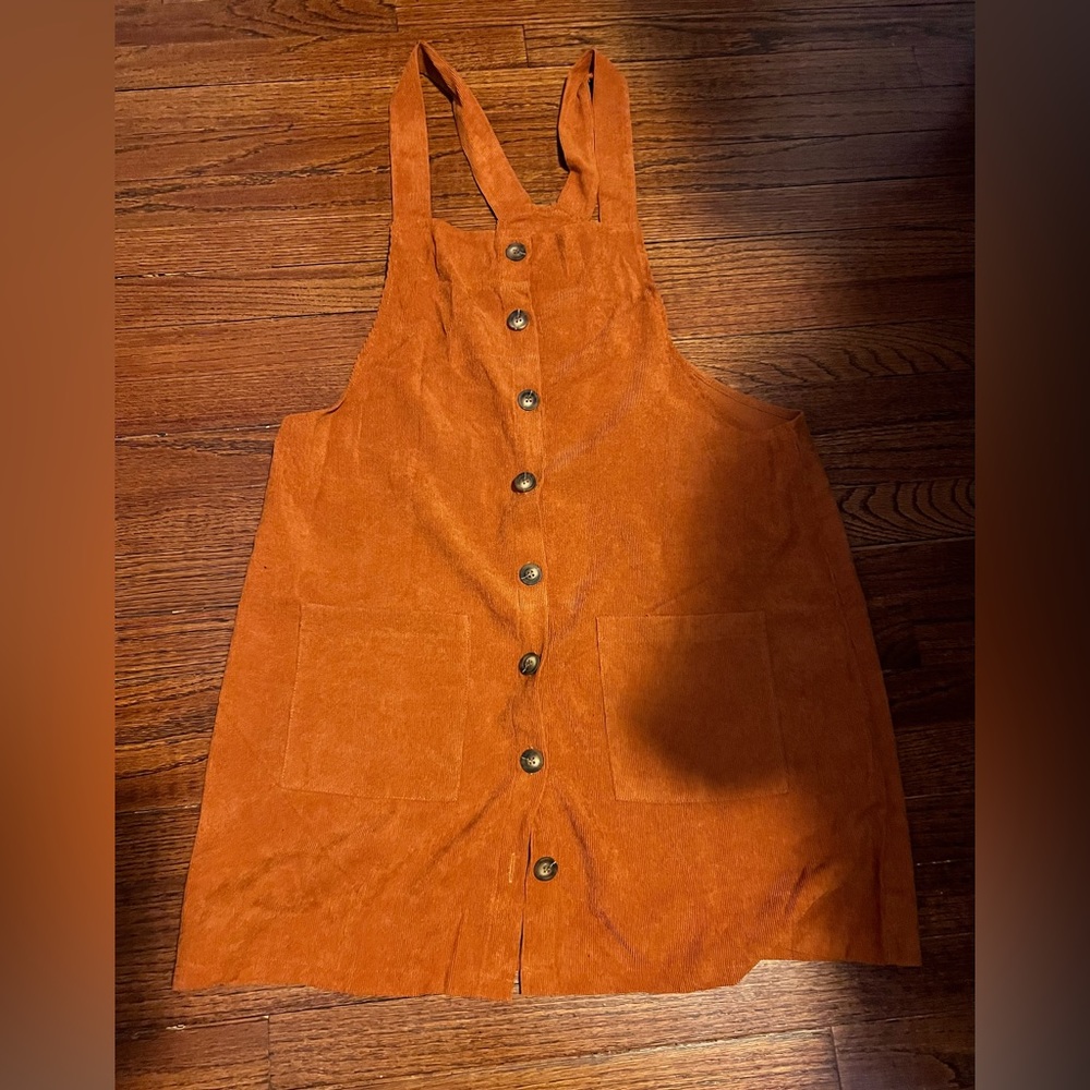Shein Corduroy Dress Overalls (L)